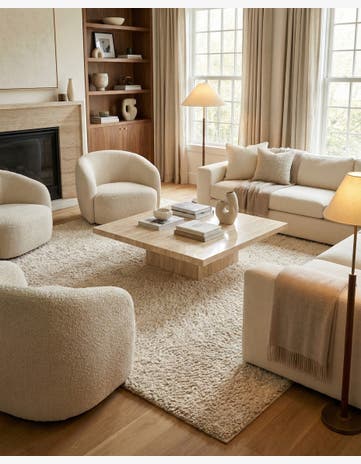 10' x 10' Haka Deluxe Shag Square Rug