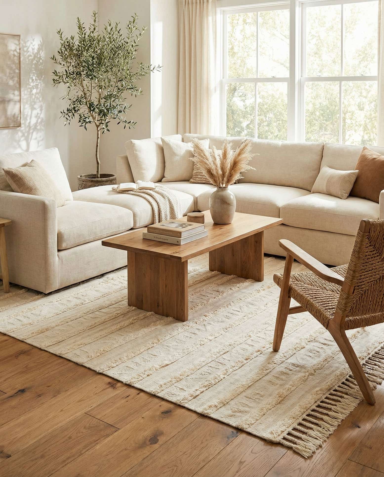 8' x 11' Hand Woven Arizona Wool Rug