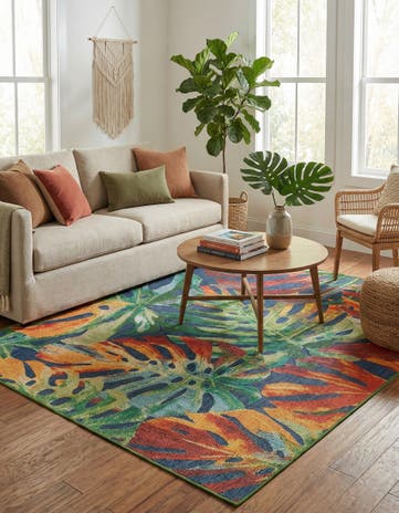 9' x 12' Easy-Clean Baja Indoor / Outdoor Rug