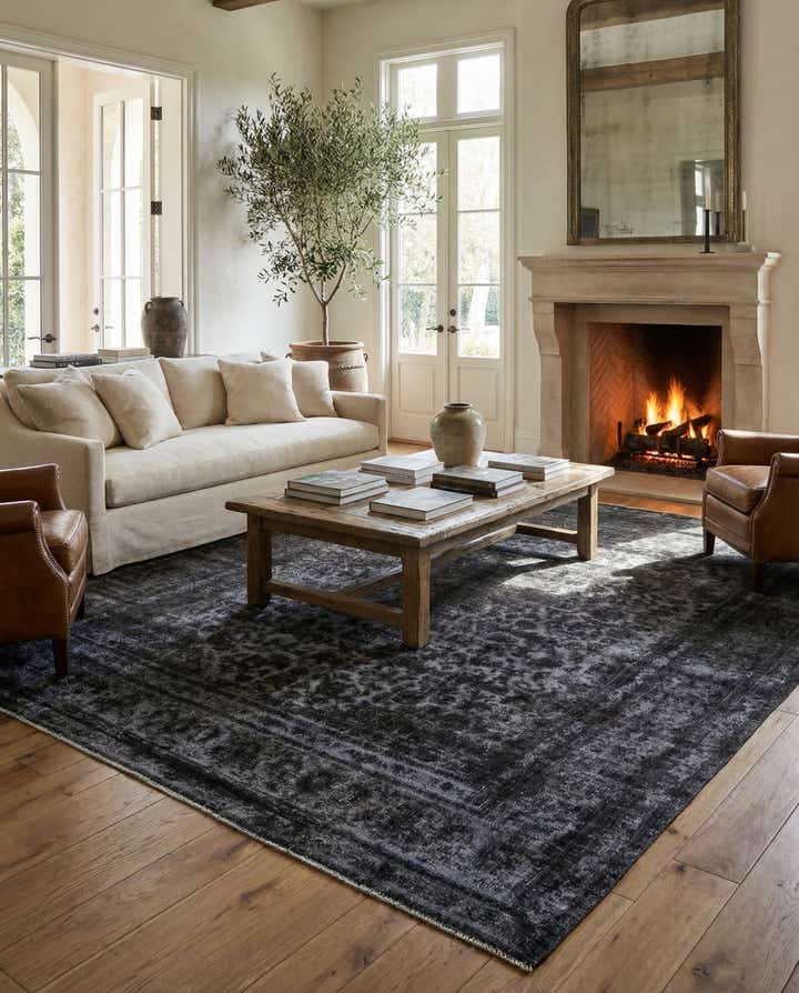 9' 7 x 11' 8 Hand Knotted Ultra Vintage Persian Wool Rug