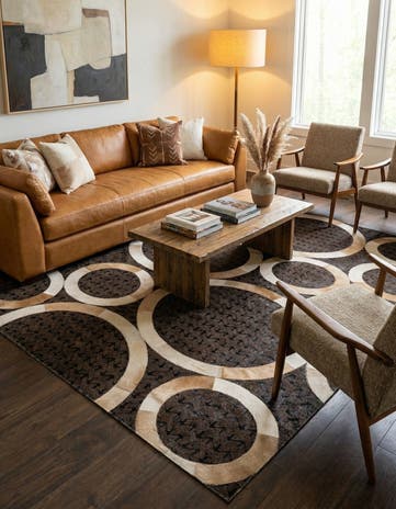 5' 1 x 7' 11 Cowhide - Patchwork Rug