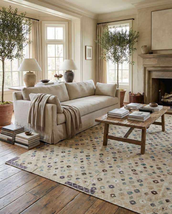 8' 10 x 12' Hand Knotted Darya Wool Rug