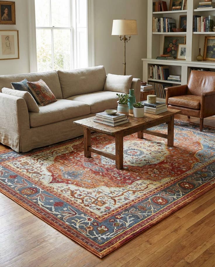 Detail image of 5' 5 x 8' Santiago Rug