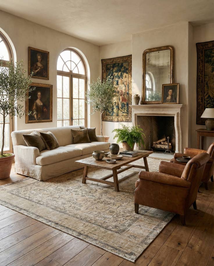 Detail image of 9' 9 x 12' 10 Hand Knotted Ultra Vintage Persian Wool Rug