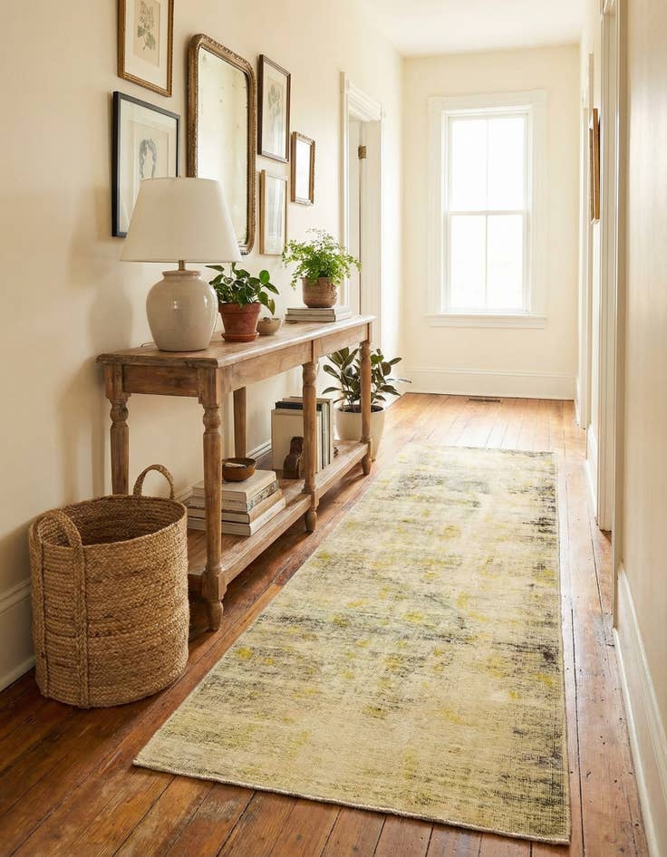 Detail image of 3' x 10' 2 Hand Knotted Ultra Vintage Persian Wool Runner Rug