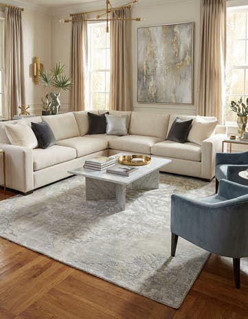 7' 8 x 10' 8 Hand Knotted Darya Rug