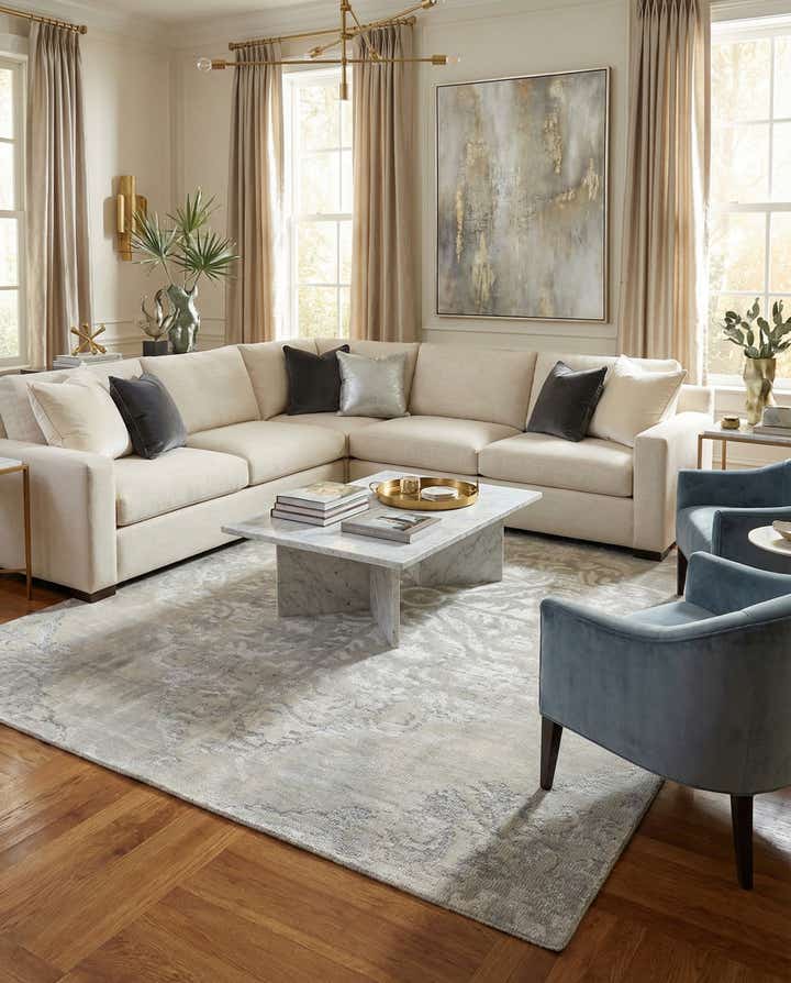 7' 8 x 10' 8 Hand Knotted Darya Rug