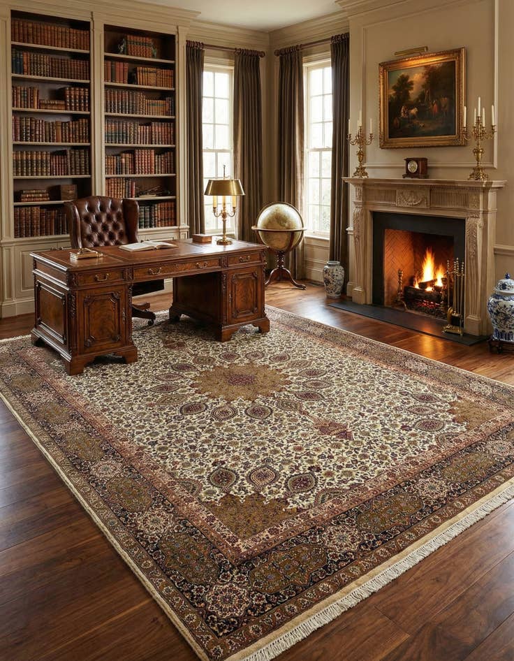 Detail image of  9' 9 x 13' 7 Tabriz Rug