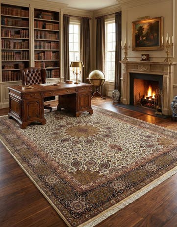9' 9 x 13' 7 Tabriz Rug