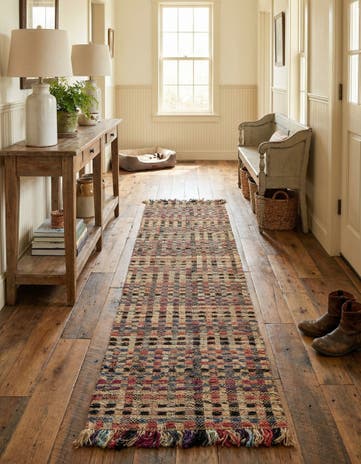 2' 7 x 12' Hand Woven Chunky Jute Runner Rug