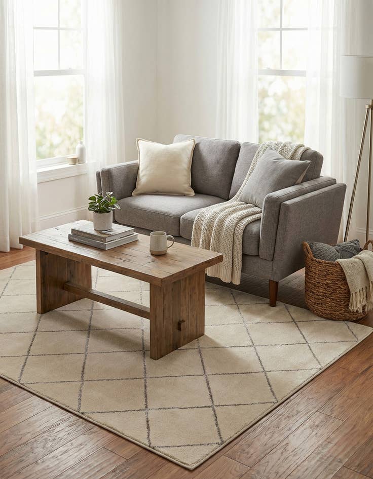 Detail image of 4' x 6' Vogue Geo Rug