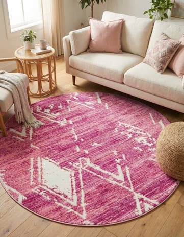 5' 3 x 5' 3 Uptown Carnegie Hill Round Rug