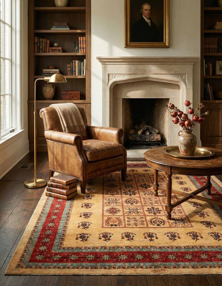 Detail image of 5' 9 x 7' 11 Kashkuli Rug