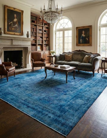 9' 6 x 12' 10 Vintage Royal Wool Rug