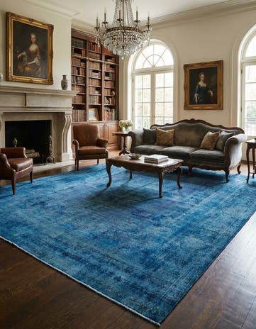 9' 6 x 12' 10 Vintage Royal Wool Rug