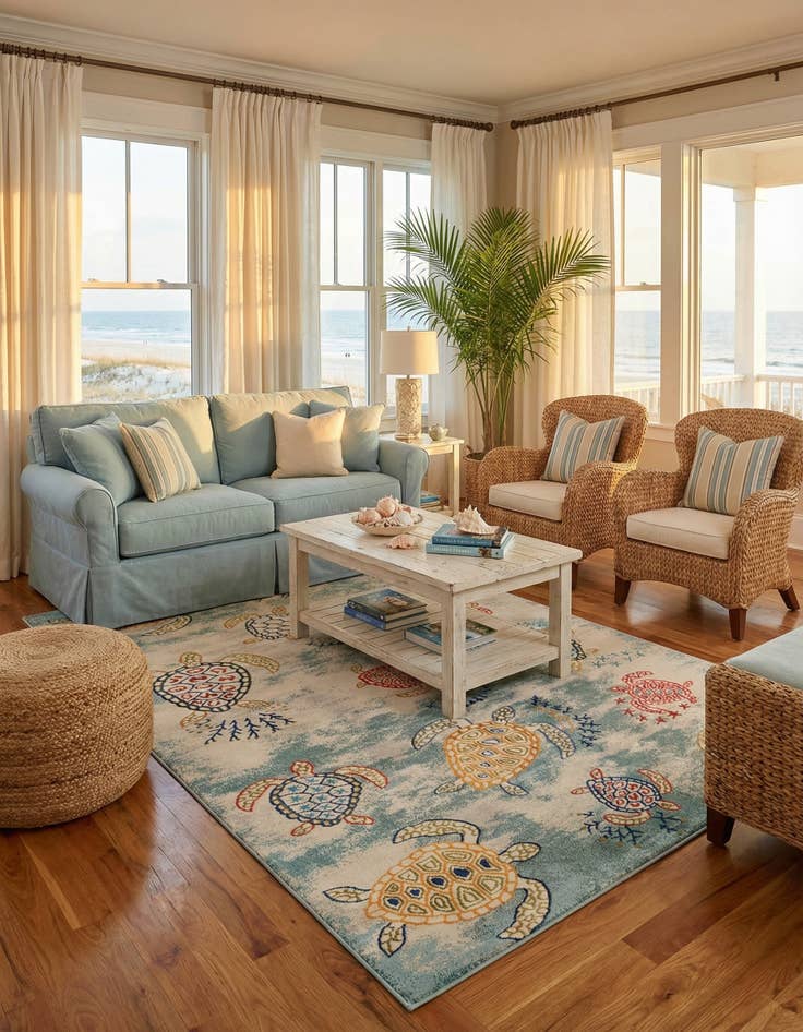 Detail image of 10' x 14' 1  Washable Capri Rug