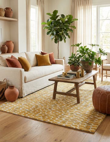 6' x 9' Hand Knotted Moroccan Wool Rug