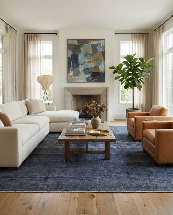8' 2 x 10' 7 Hand Knotted Darya Wool Rug