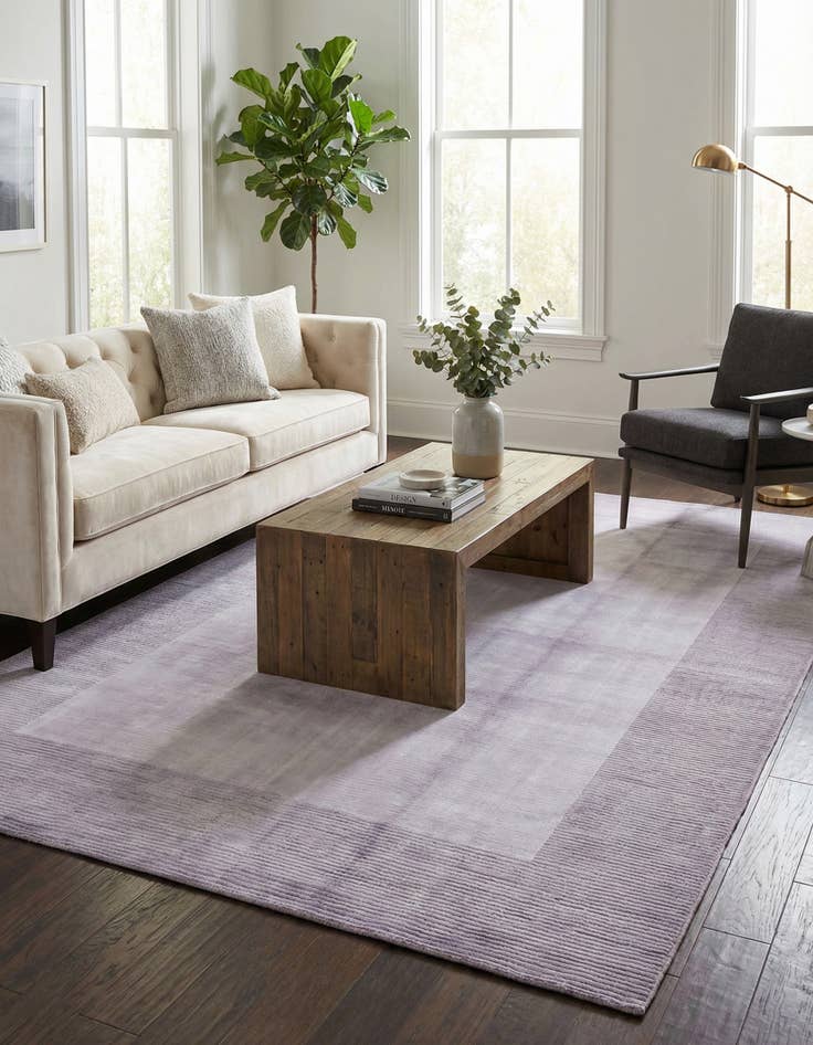 Detail image of 6' 6 x 9' 4  Hand Knotted Darya Wool Rug