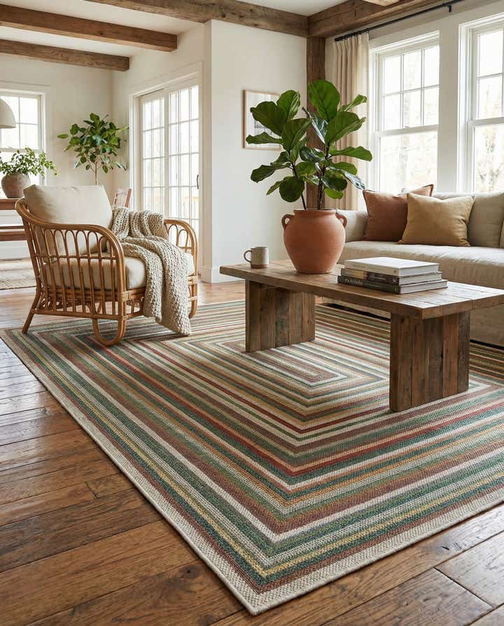 7' 10 x 10' Easy-Clean Baja Indoor / Outdoor Rug