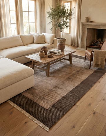 6' 6 x 9' 10 Hand Knotted Darya Wool Rug