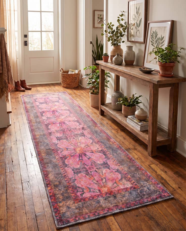 Detail image of 2' x 10' Washable Mangata Runner Rug