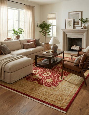 Red Kensington Rug