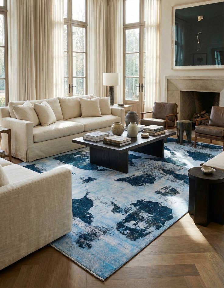 Detail image of 8' x 11' 5  Hand Knotted Ultra Vintage Persian Wool Rug