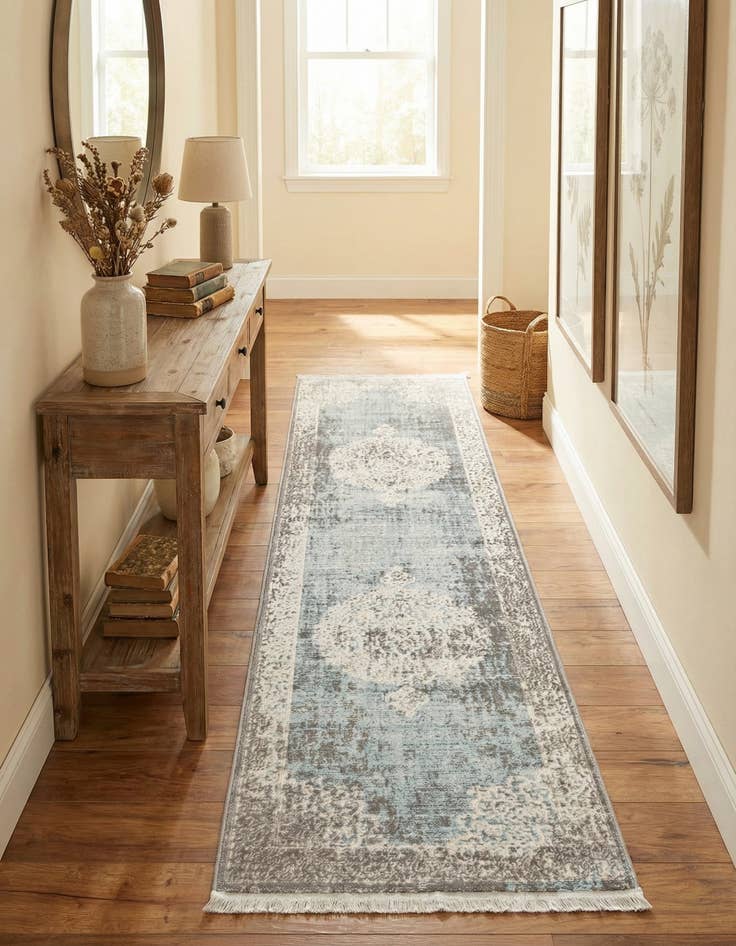 Detail image of 2' 7 x 10' New Vintage Runner Rug