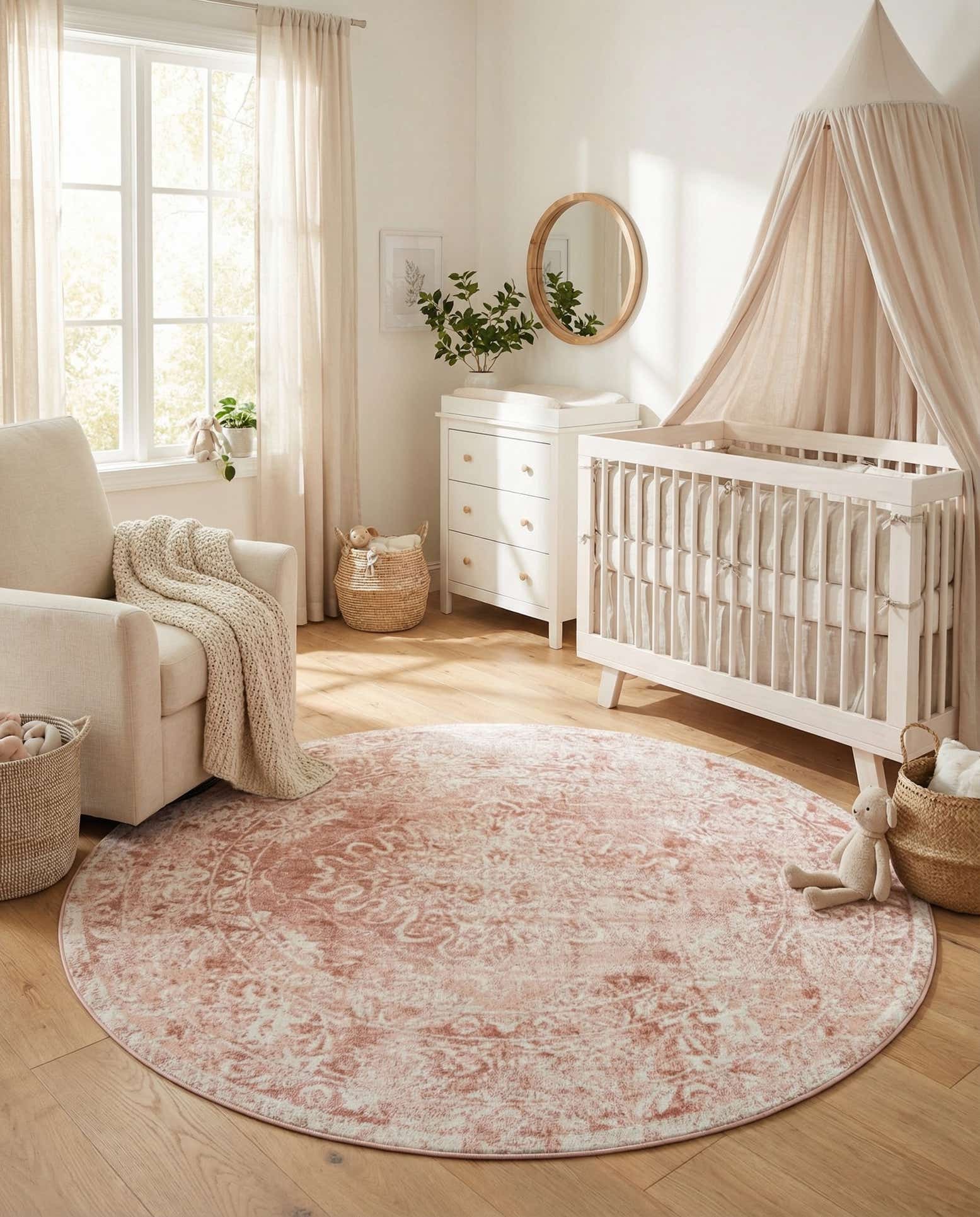 7' x 7' Oxford Round Rug