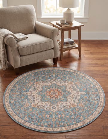 3' 3 x 3' 3 Newport Round Rug