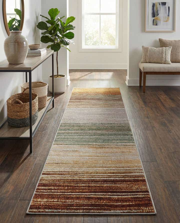 2' x 6' Easy-Clean Modern Indoor / Outdoor Runner Rug