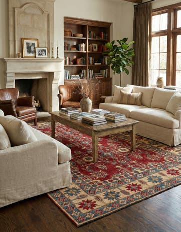 8' 2 x 12' 1 Hand Knotted Ziegler Wool Rug