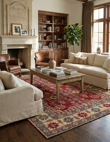 8' 2 x 12' 1 Hand Knotted Ziegler Wool Rug