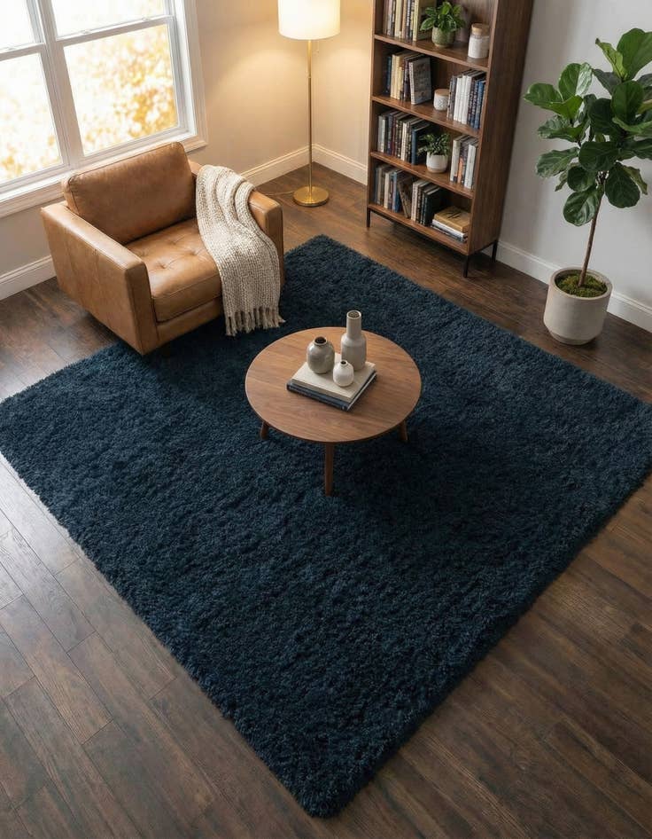 Detail image of 8' x 8' Infinity Shag Square Rug