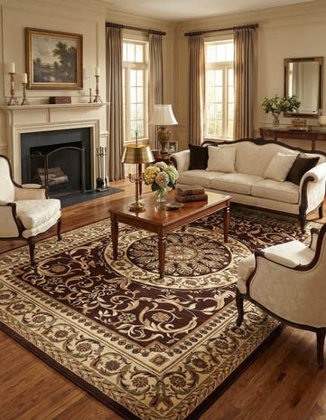 Brown Chateau Rug