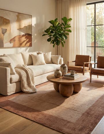 6' 6 x 9' 7 Hand Knotted Darya Wool Rug