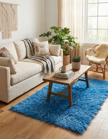 2' 5 x 4' 3 Hand Knotted Moroccan Wool Rug