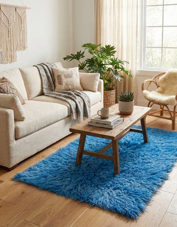 2' 5 x 4' 3 Hand Knotted Moroccan Wool Rug