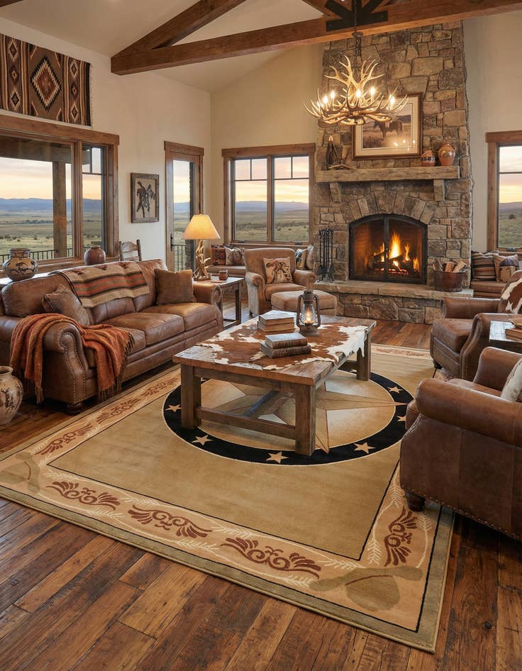 Detail image of 10' x 14' Pioneer Rug