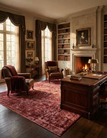 9' 8 x 12' 2 Vintage Royal Wool Rug