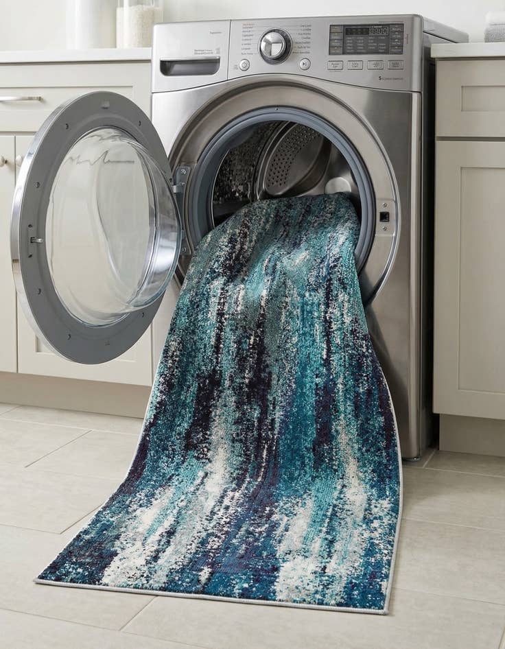 Detail image of  2' 7 x 12'  Washable Sevilla Runner Rug