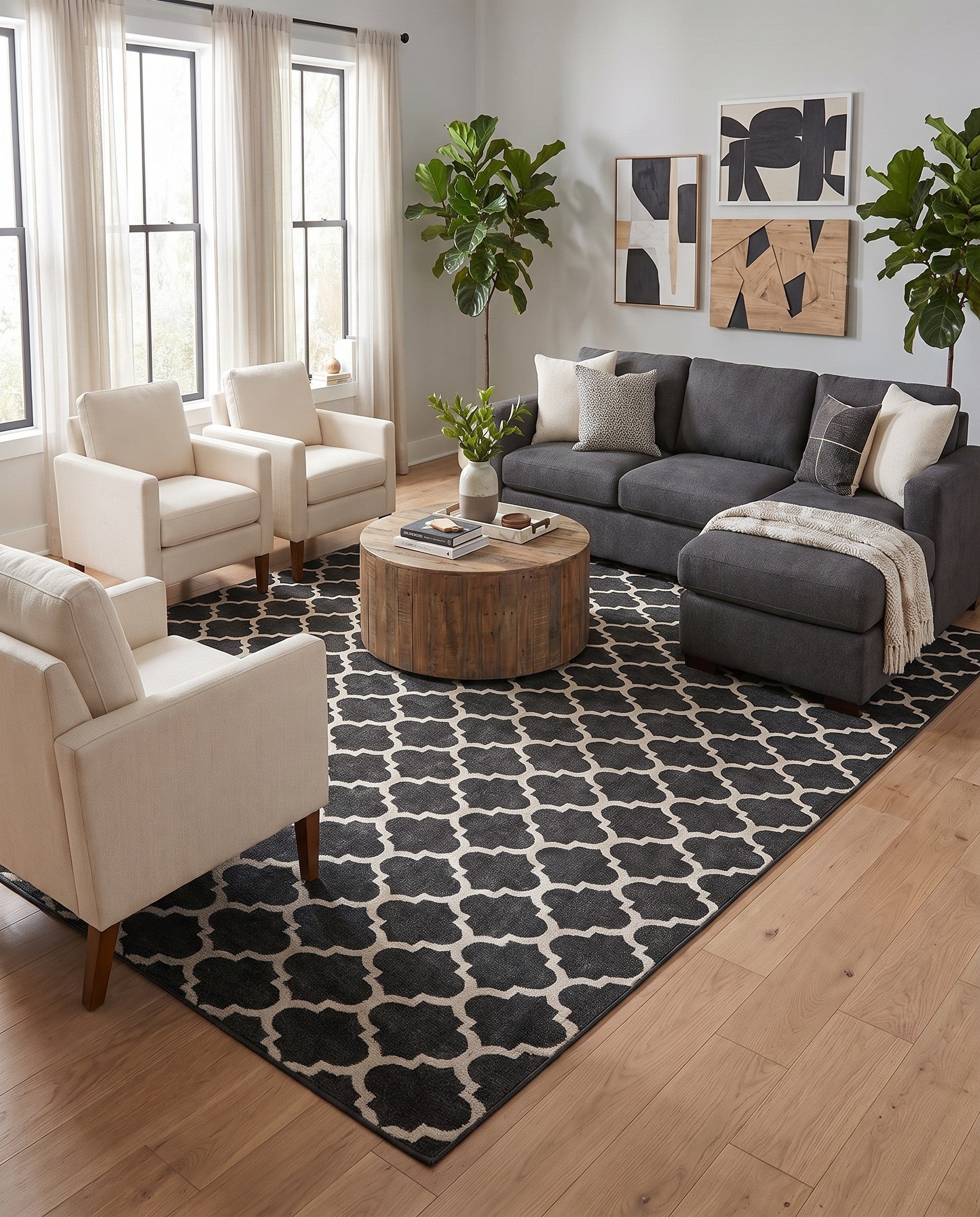 10' 8 x 16' 5 Lattice Rug