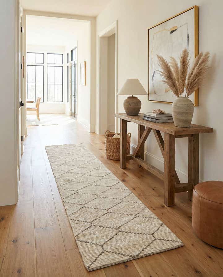 2' 3 x 16' 7 Hand Knotted Moroccan Wool Runner Rug
