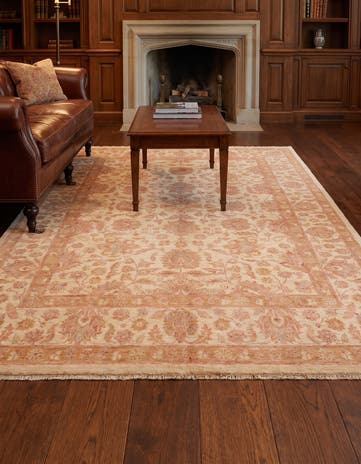 5' 7 x 7' 11 Hand Knotted Ziegler Rug