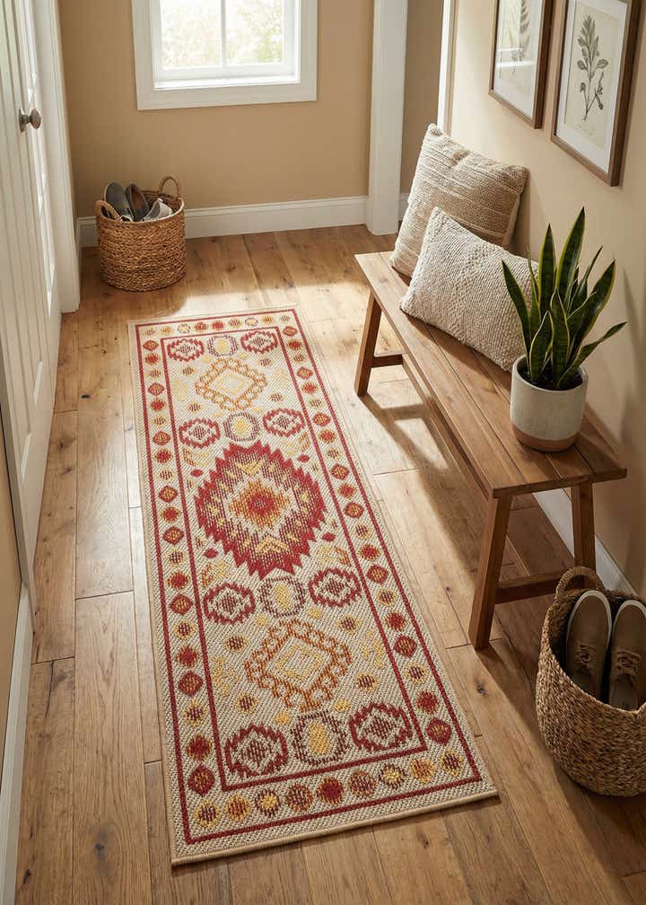 2' x 5' Easy-Clean Baja Indoor / Outdoor Runner Rug