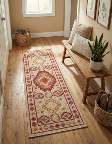 2' x 5' Easy-Clean Baja Indoor / Outdoor Runner Rug