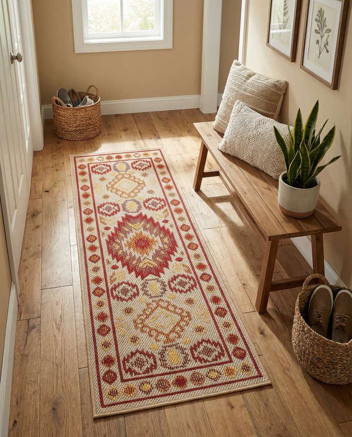 2' x 5' Easy-Clean Baja Indoor / Outdoor Runner Rug