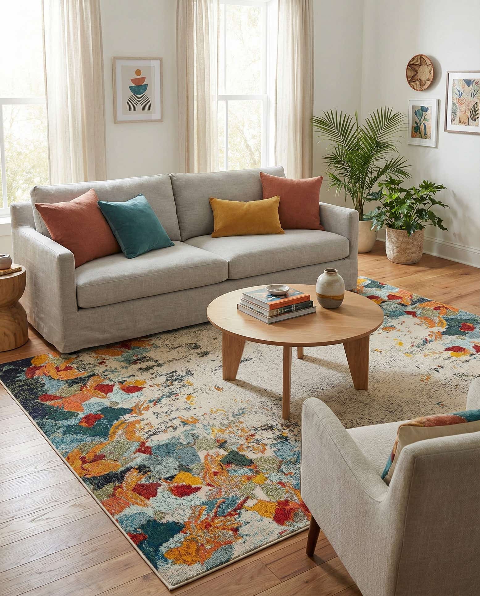 9' x 12' Washable Theia Rug