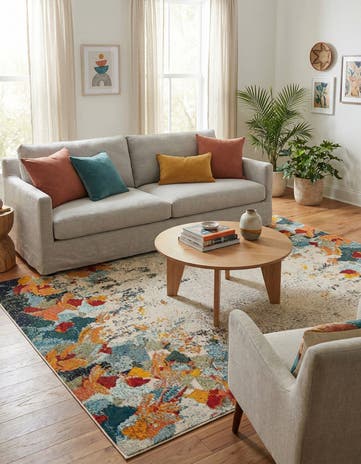 9' x 12' Washable Theia Rug
